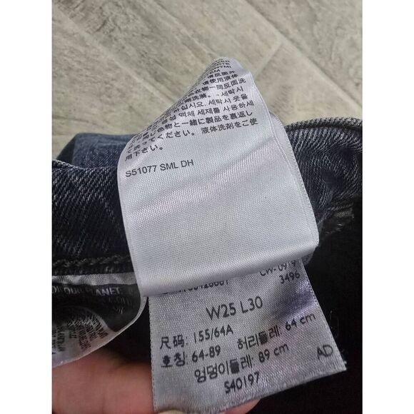 Women's Levi's Skinny Jeans‎ 501 Size 25 Distressed - Picture 8 of 11